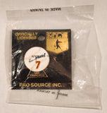 1990 PSI Pro Source Inc. MLB #7 Kevin Mitchell San Francisco Giants Metal Lapel Pin New On Card in Bag
