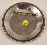 1980 ELSS Winter Carnival Penguin 2 1/2" Round Button Pin
