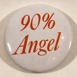 Russ Berrie & Co 90% Angel 1 3/8" Round Button Pin