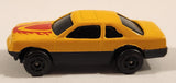 Unknown Brand Ford Sierra Yellow Die Cast Toy Car Vehicle