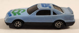 Unknown Brand Sky Blue Sports Car #25 Die Cast Toy Car Vehicle Made in China