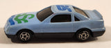 Unknown Brand Sky Blue Sports Car #25 Die Cast Toy Car Vehicle Made in China
