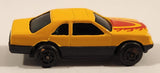 Unknown Brand Ford Sierra Yellow Die Cast Toy Car Vehicle