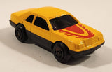 Unknown Brand Ford Sierra Yellow Die Cast Toy Car Vehicle