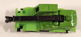 Yatming Style Crane Truck Green Die Cast Toy Car Vehicle