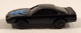 Unknown Brand Black Car with Blue Flames On The Hood Die Cast Toy Car Vehicle