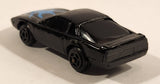 Unknown Brand Black Car with Blue Flames On The Hood Die Cast Toy Car Vehicle