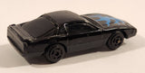 Unknown Brand Black Car with Blue Flames On The Hood Die Cast Toy Car Vehicle