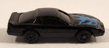 Unknown Brand Black Car with Blue Flames On The Hood Die Cast Toy Car Vehicle