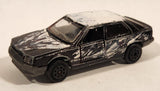 Majorette No. 222 Renault 25 Painted Black and White 1/63 Scale Die Cast Toy Car Vehicle with Opening Doors
