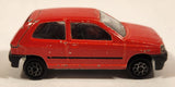 Majorette No. 270 Renault Clio Red 1/43 Scale Die Cast Toy Car Vehicle with Opening Hatch