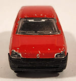 Majorette No. 270 Renault Clio Red 1/43 Scale Die Cast Toy Car Vehicle with Opening Hatch