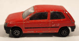 Majorette No. 270 Renault Clio Red 1/43 Scale Die Cast Toy Car Vehicle with Opening Hatch