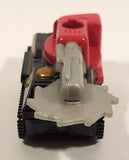 1998 Hasbro Universal City Studio Dreamworks Small Soldiers Buzzsaw Tank Black Red Silver Die Cast Toy Car Vehicle