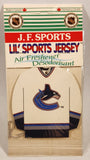 J. F. Sports Lil' Sports Jersey Hanging Car Air Freshener Desodorisant Vancouver Canucks New in Package