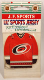 J. F. Sports Lil' Sports Jersey Hanging Car Air Freshener Desodorisant Carolina Hurricanes Red New in Package