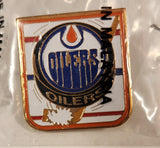 1992 Ace NHL Edmonton Oilers Enamel Metal Lapel Pin New in Bag