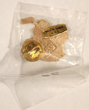 J. F. Sports Lil' Sports Brat NHL Quebec Nordiques Hockey Player Enamel Metal Lapel Pin New in Bag