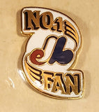 Ace MLB Montreal Expos No. 1 Fan Enamel Metal Lapel Pin New On Card Sealed in Plastic