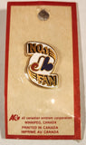 Ace MLB Montreal Expos No. 1 Fan Enamel Metal Lapel Pin New On Card Sealed in Plastic