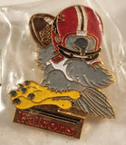Ace NFL Atlanta Falcons Freddie Falcon Mascot Enamel Metal Lapel Pin New in Bag
