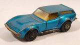 Vintage 1975 Lesney Products Matchbox Super Kings K-55 Caper Cart Blue Die Cast Toy Car Vehicle with Opening Doors