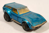 Vintage 1975 Lesney Products Matchbox Super Kings K-55 Caper Cart Blue Die Cast Toy Car Vehicle with Opening Doors