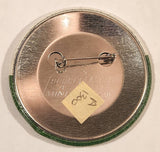Ask Me About Our Prints from SLIDES SPECIAL! Green and White 2 1/4" Round Button Pin