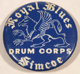 Royal Blues Simcoe Drum Corps 2 1/4" Round Button Pin