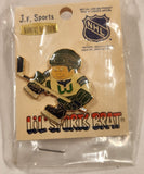J. F. Sports Lil' Sports Brat NHL Hartford Whalers Hockey Player Enamel Metal Lapel Pin New in Bag