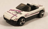 1999 Hot Wheels Mazda MX-5 Miata Convertible White Die Cast Toy Car Vehicle