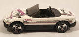 1999 Hot Wheels Mazda MX-5 Miata Convertible White Die Cast Toy Car Vehicle