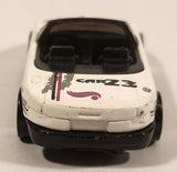 1999 Hot Wheels Mazda MX-5 Miata Convertible White Die Cast Toy Car Vehicle