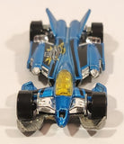 2002 Hot Wheels Spectraflame II Jet Threat 3.0 Spectraflame Blue Die Cast Toy Car Vehicle