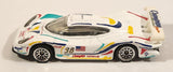 2000 Hot Wheels Porsche 911 GT1-98 White Die Cast Toy Race Car Vehicle