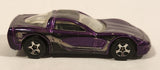 2002 Hot Wheels '97 Corvette Purple Die Cast Toy Car Vehicle