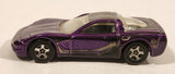 2002 Hot Wheels '97 Corvette Purple Die Cast Toy Car Vehicle