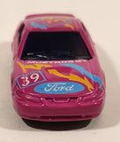 Maisto '99 Ford Mustang GT #39 Pink Die Cast Toy Car Vehicle