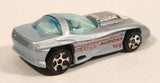 1999 Hot Wheels Classic Games Silhouette II Light Metallic Grey Blue Die Cast Toy Car Vehicle
