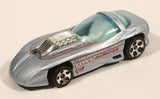 1999 Hot Wheels Classic Games Silhouette II Light Metallic Grey Blue Die Cast Toy Car Vehicle