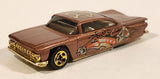 2002 Hot Wheels Wild Frontier '59 Impala Metalflake Brown Die Cast Toy Car Vehicle