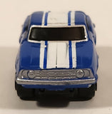 Vintage 1986 Galoob Micro Machines 1969 Chevy Camaro Blue with White Stripes Miniature Die Cast Toy Car Vehicle