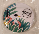 Expo '90 Suntory Natural World Wildlife Needs Wilderness 2" Round Button Pin New in Package