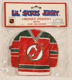 J. F. Sports Lil' Sports Jersey New Jersey Devils Ice Hockey Jersey Money Pouch with Clip on Chain New in Package