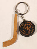 1989 Skore NHL New York Rangers Puck and Wood Hockey Stick Key Chain