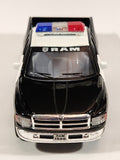 Kinsmart 2014 Dodge Ram 1500 Police #388 Pickup Truck Black and White Pull Back 1/44 Scale Die Cast Toy Car Vehicle with Opening Doors and Tail Gate