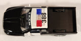 Kinsmart 2014 Dodge Ram 1500 Police #388 Pickup Truck Black and White Pull Back 1/44 Scale Die Cast Toy Car Vehicle with Opening Doors and Tail Gate