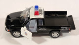 Kinsmart 2014 Dodge Ram 1500 Police #388 Pickup Truck Black and White Pull Back 1/44 Scale Die Cast Toy Car Vehicle with Opening Doors and Tail Gate