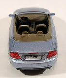 Rare Kinsmart KT5306 Volvo C70 Convertible Metallic Blue Grey Pull Back 1/36 Scale Die Cast Toy Car Vehicle with Opening Doors