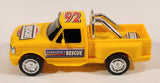 Pickup Truck #92 Emergency Rescue Yellow Plastic Push and Go Die Cast Toy Car Vehicle